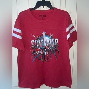 Marvel Civil War‎ Red Shirt